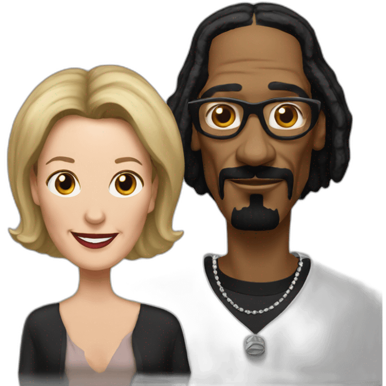 Snoop Dogg and Martha Stuart emoji