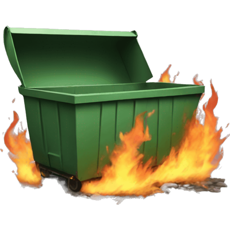 Dumpster fire  emoji