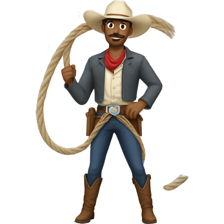 Cowboys lasso alone emoji