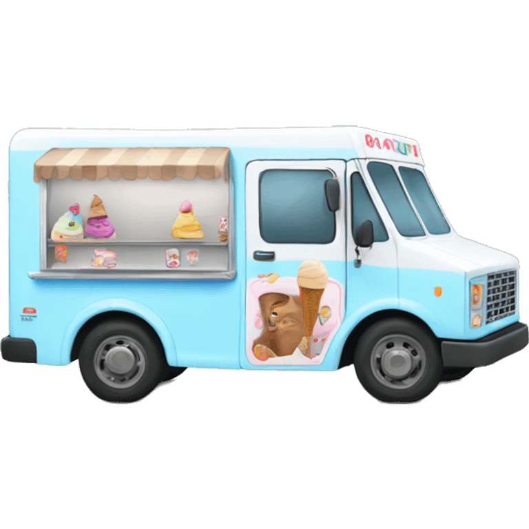 ice cream truck emoji