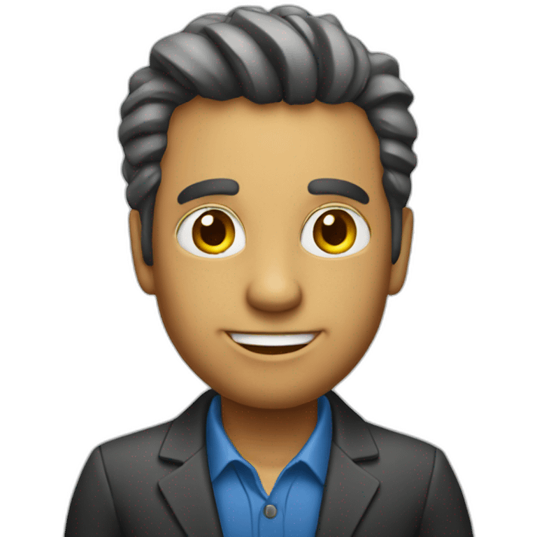 cool salesman emoji