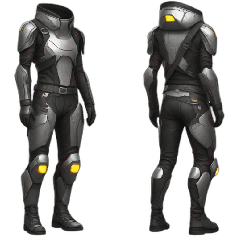 futuristic Technomancer pants armored emoji