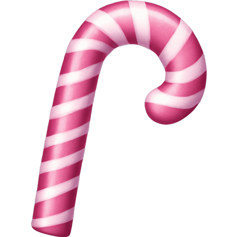 Pink candy cane emoji