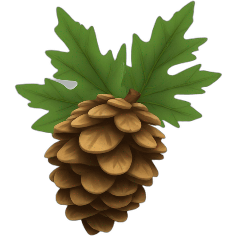 pine cone emoji