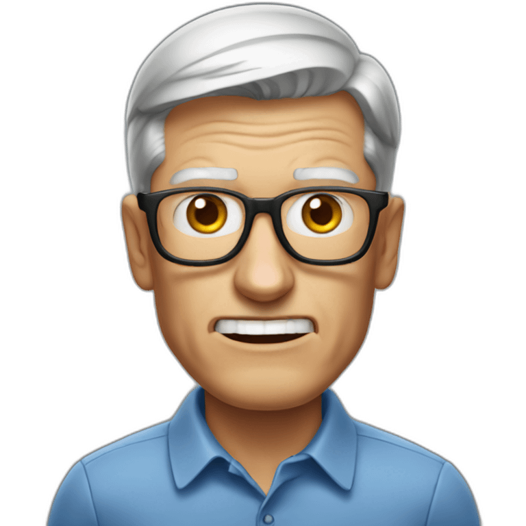 mad tim cook emoji