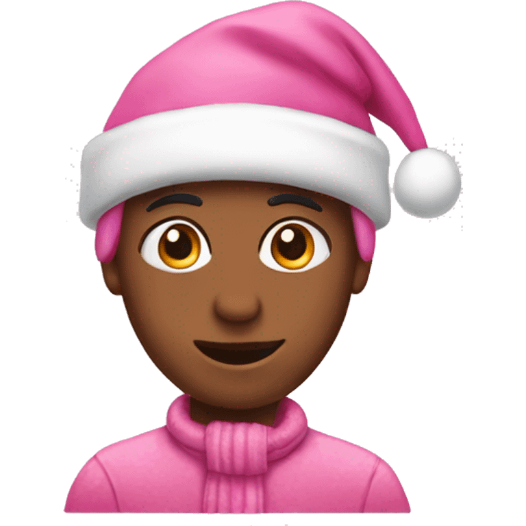 pink christmas  emoji