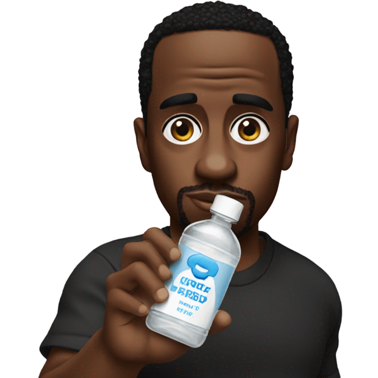 P diddy holding baby oil emoji