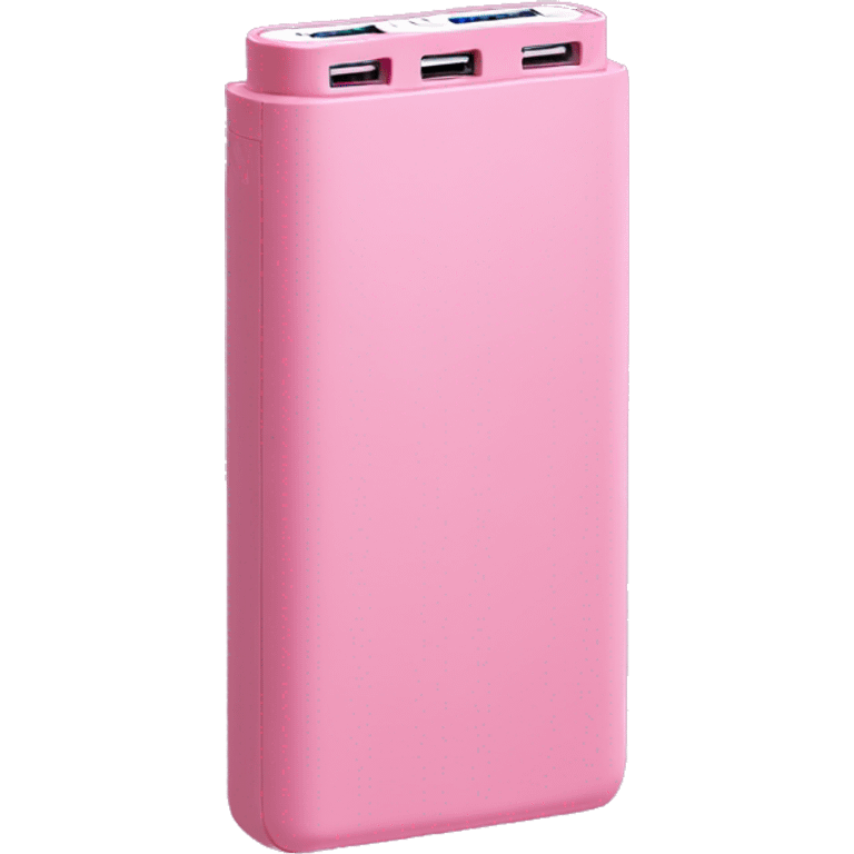 Powerbank pink emoji