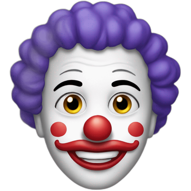 a clown emoji