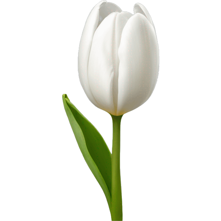 white tulip emoji