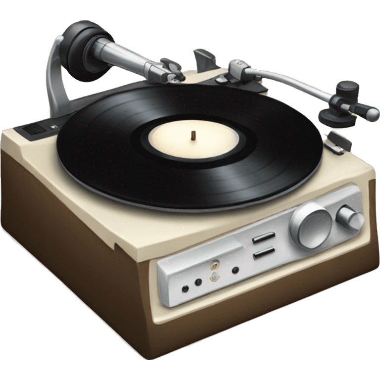 Vinyl-record-player emoji