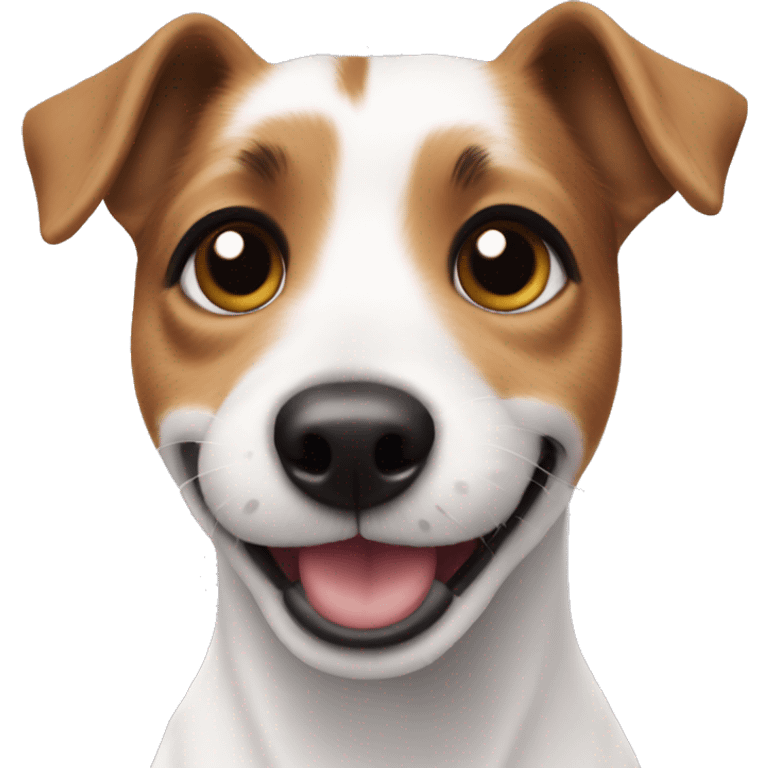 Jack Russel terrier girl happy emoji