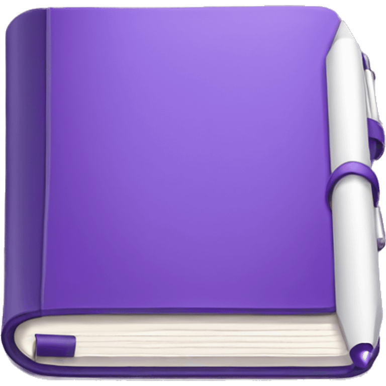 Purple notebook  emoji