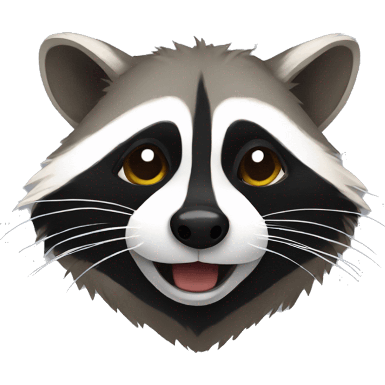 Raccoon emoji