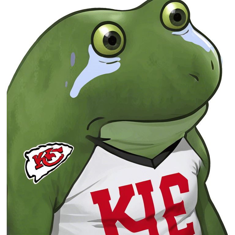 Kansas City Chiefs crying emoji