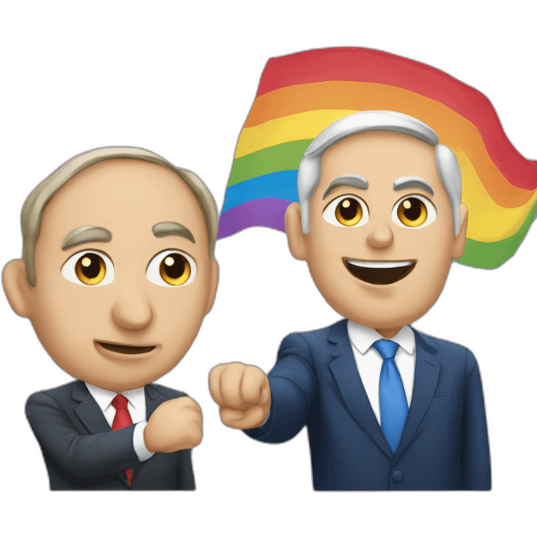 netanyahu vs lgbt emoji