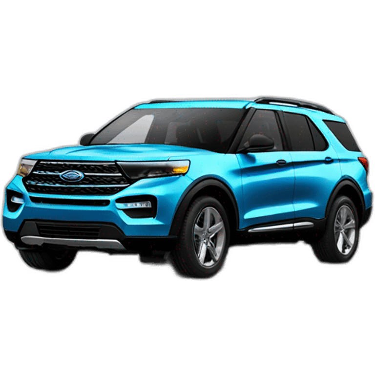 All electric Ford Explorer emoji