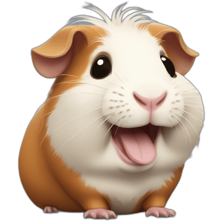 laughing guinea pig emoji