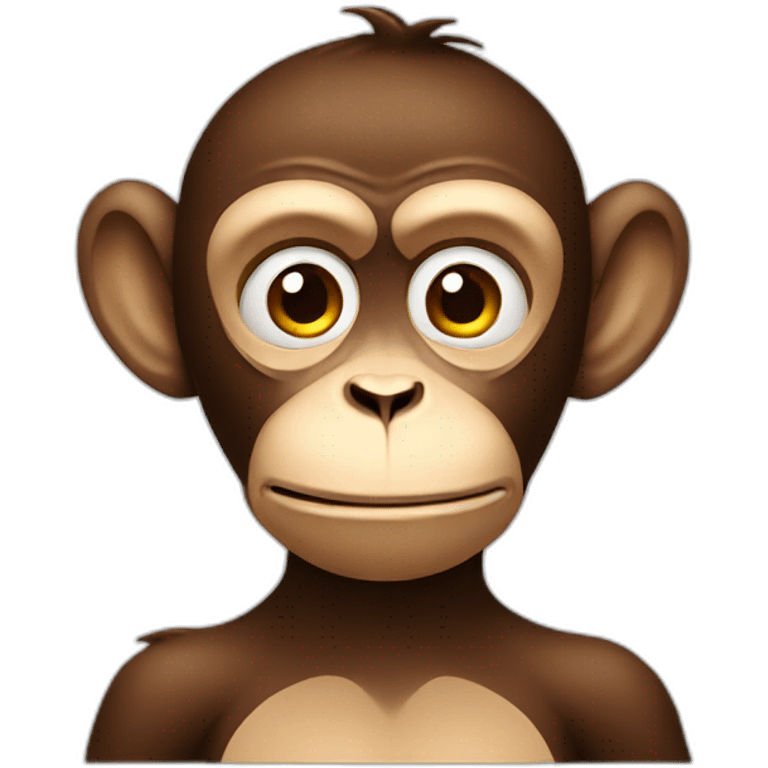 bored monkey emoji