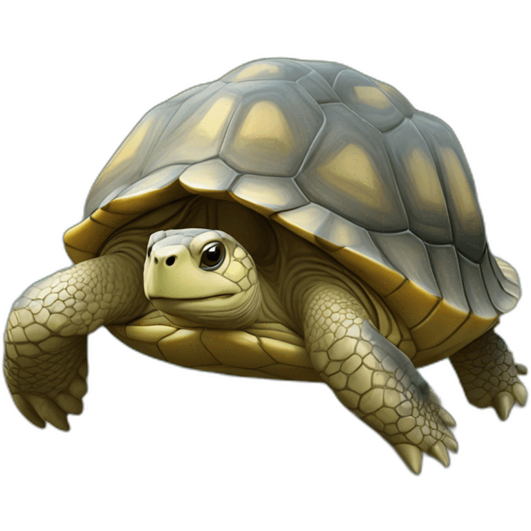 Tortue sur loutre emoji