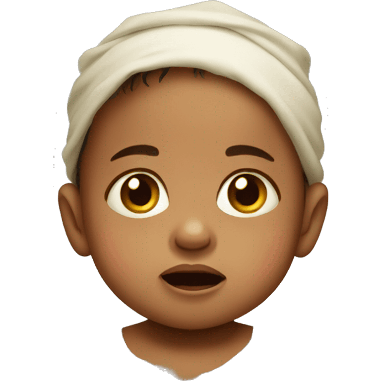 a colombian baby crying emoji