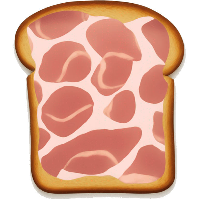 toast with cured ham  emoji