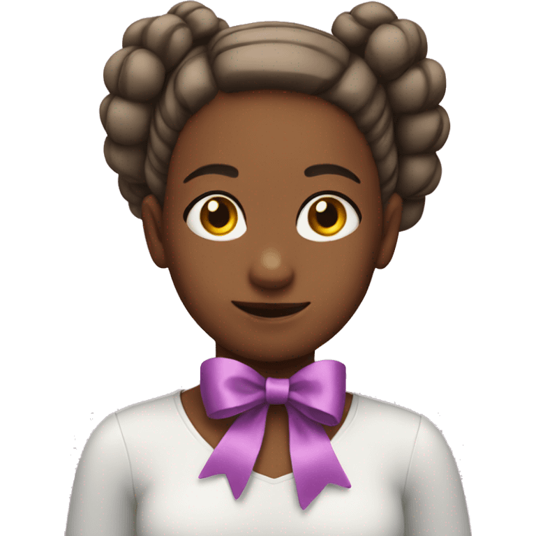 Ribbon girl emoji