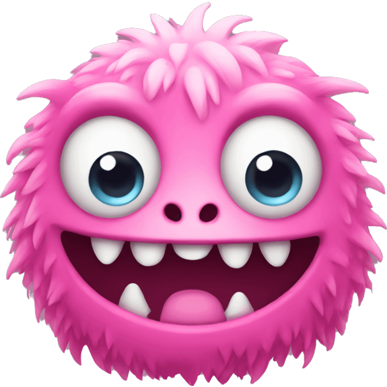 pink cute monster emoji