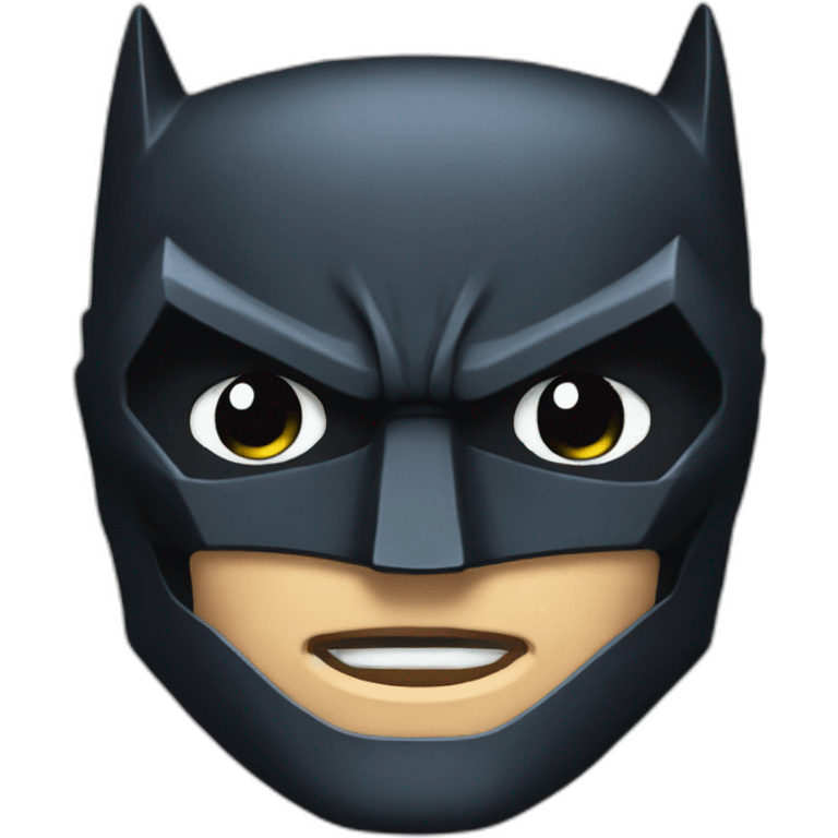 batman in pixel art emoji