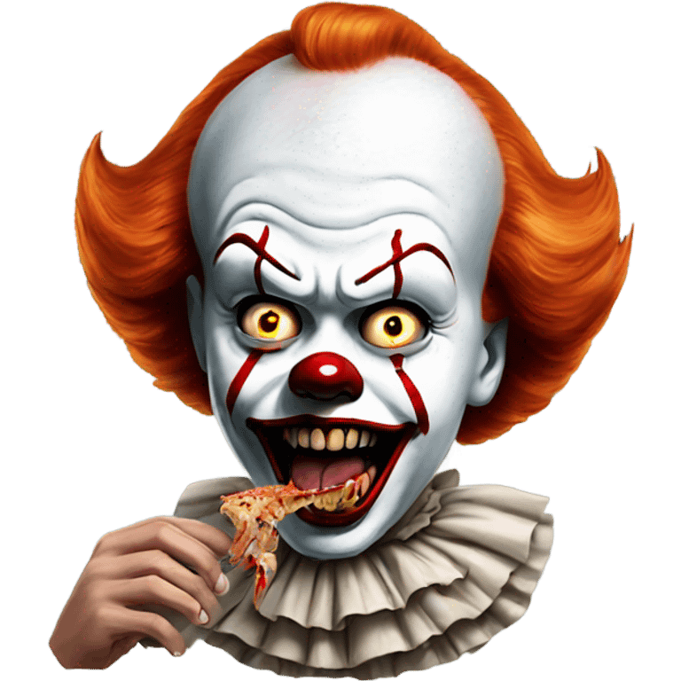 Pennywise eating a spider emoji