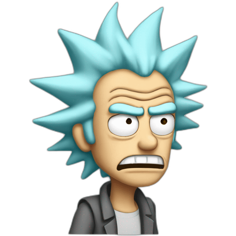 rick sanchez nope emoji