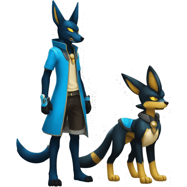 Lucario-Anubis-Zeraora full body emoji