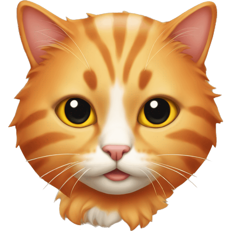 Cat orange  emoji