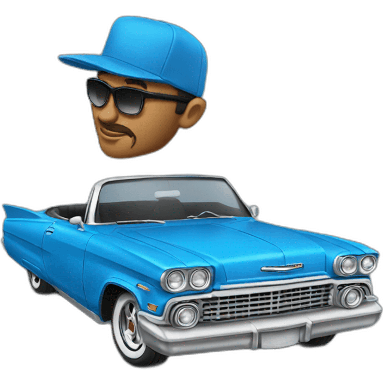 Blue Lowrider  emoji