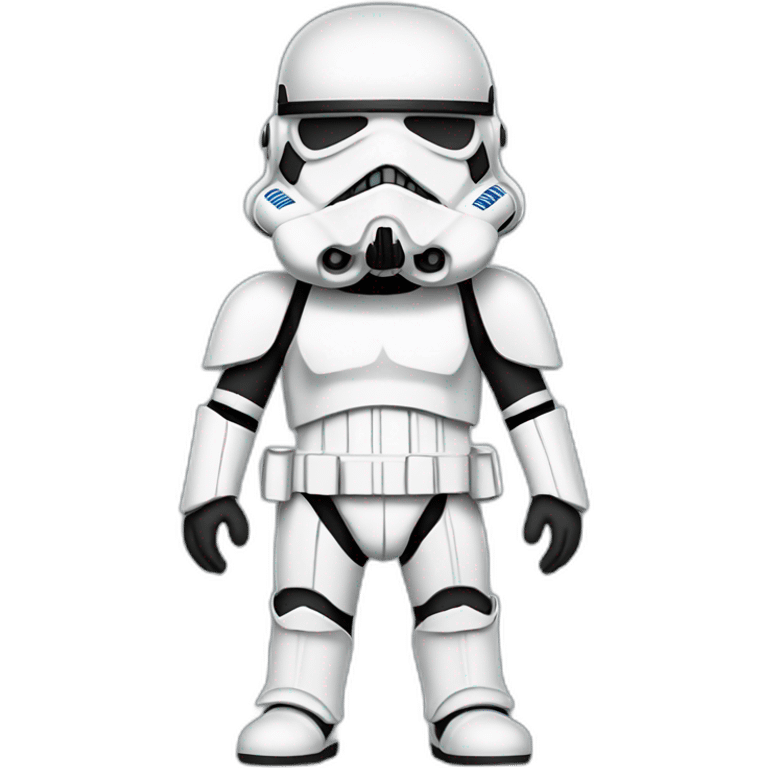 Chibi stormtrooper full body emoji