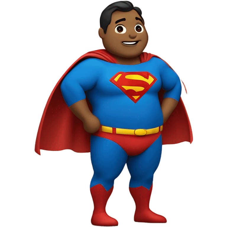 Fat Superman emoji