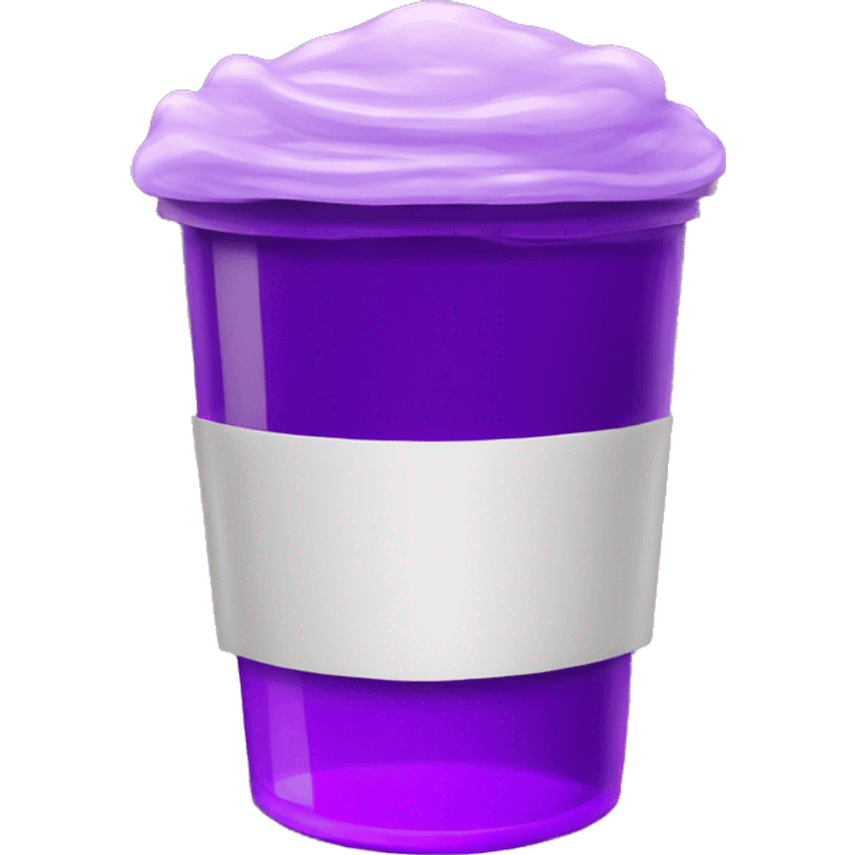 A double cup of purple liquid  emoji