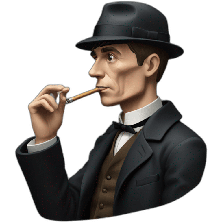 thomas shelby smoking cigarets  emoji