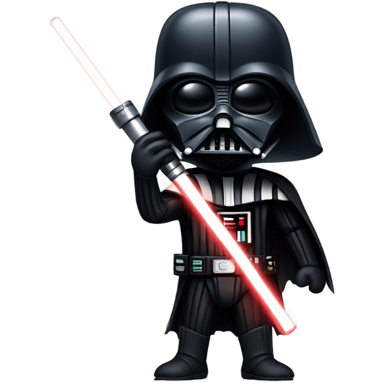 Darth Vader alone holding light saber  emoji