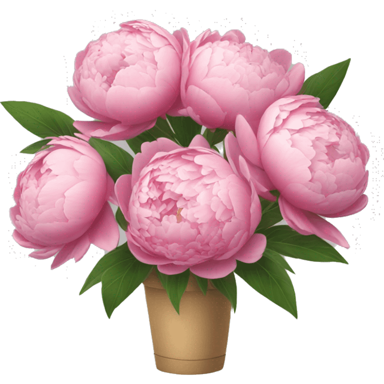 Bouquet of peonies emoji