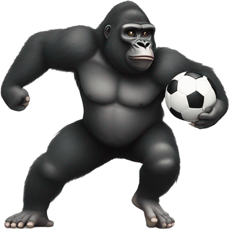 Gorilla football emoji