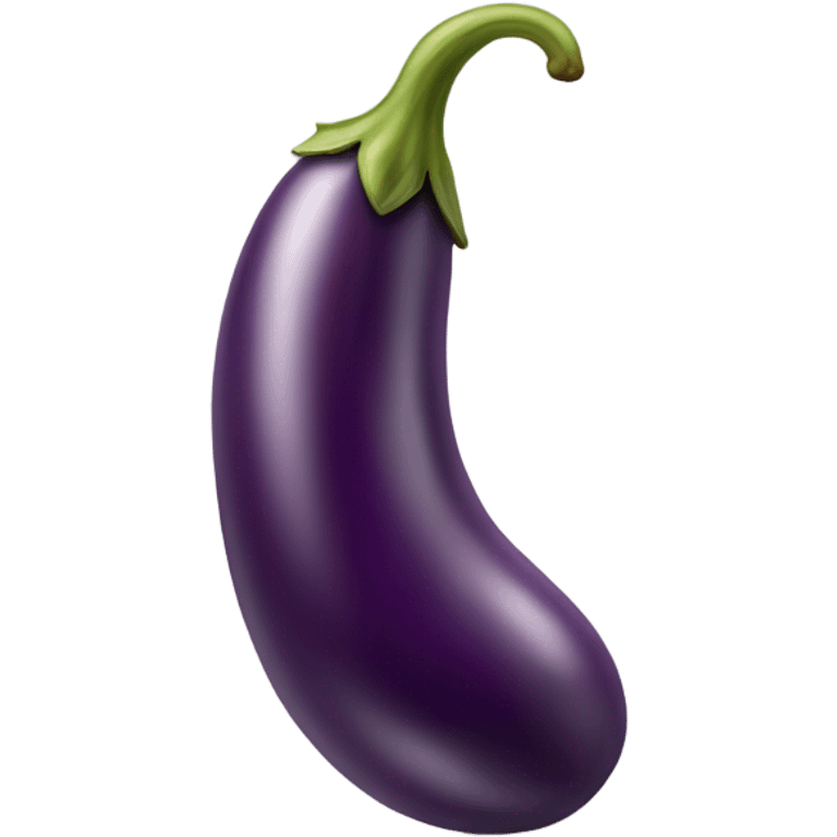 Long eggplant emoji