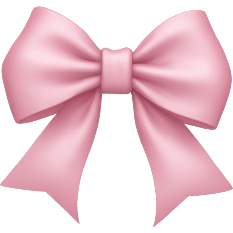 Light pink bow emoji