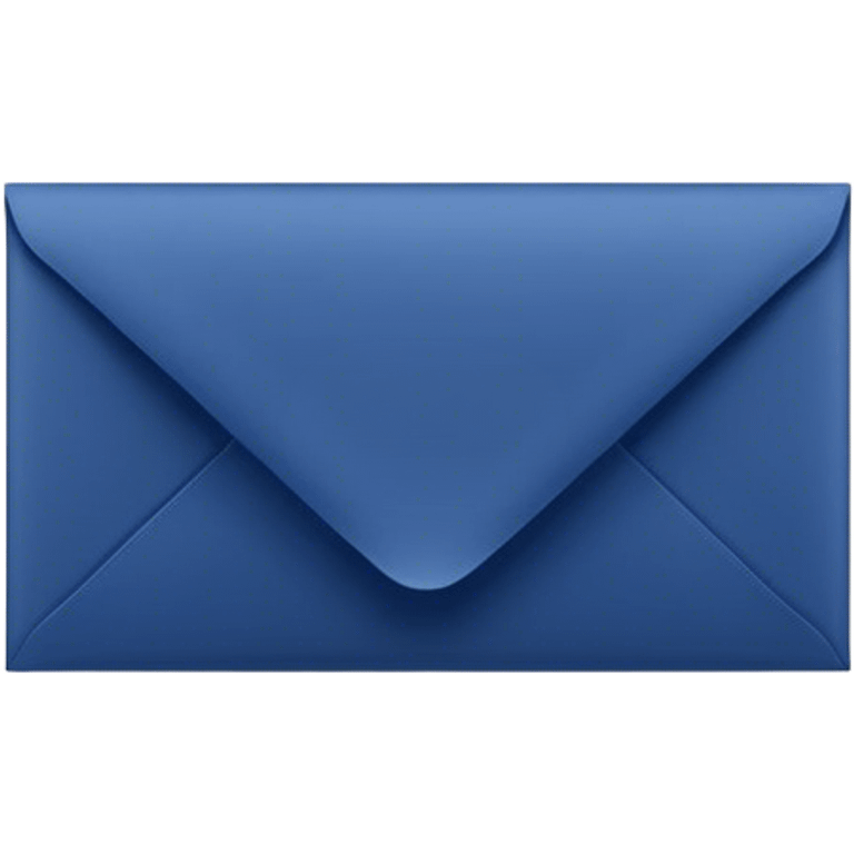 dark blue 
envelope emoji