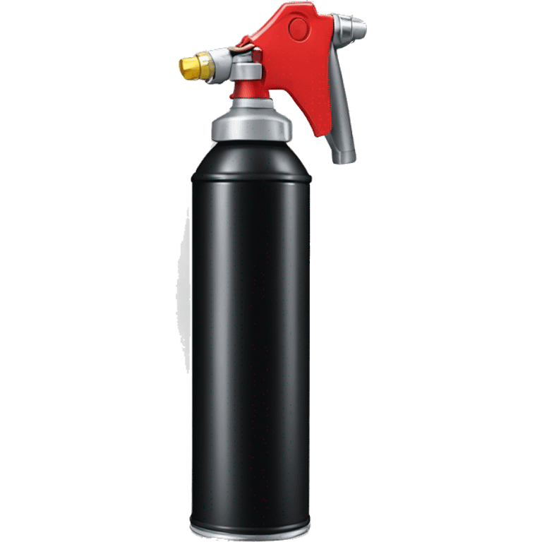 spray can, color black, regular small spray nozzle emoji