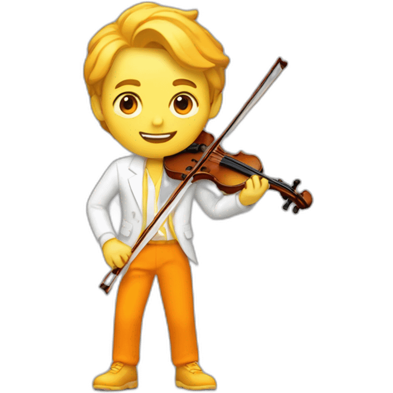 yellow-boy-with-white-jacket-and-orange-trousers-holding-in-his-hands-violin-and-paintbrush emoji