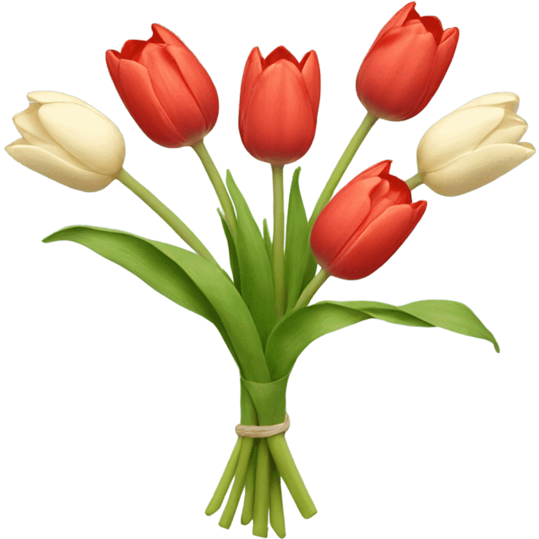 Tulip flower bouquet  emoji