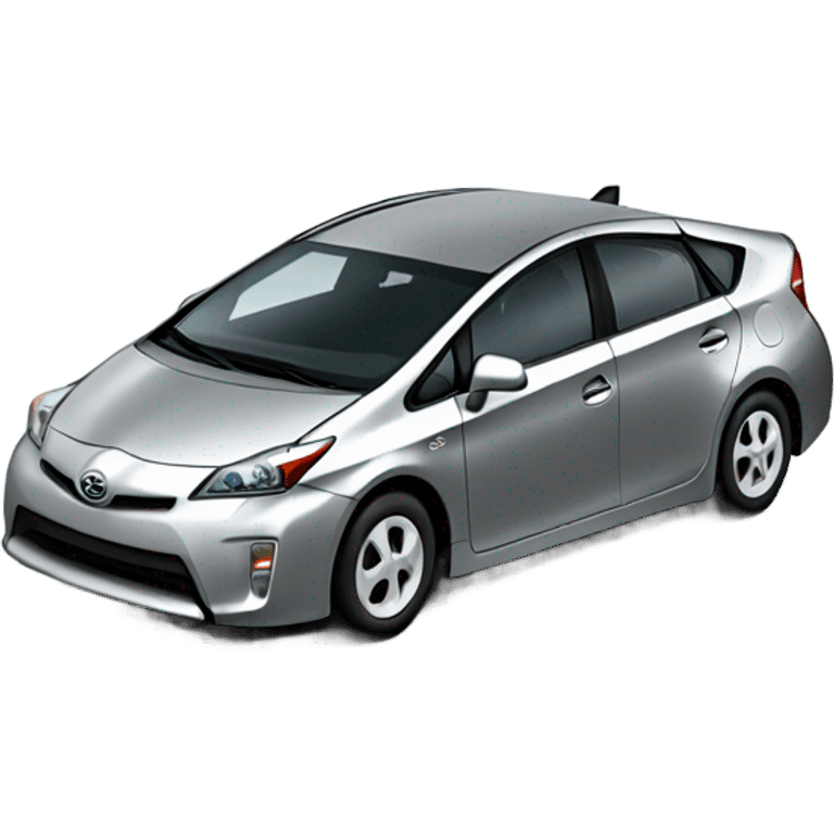 Silver Toyota Prius emoji