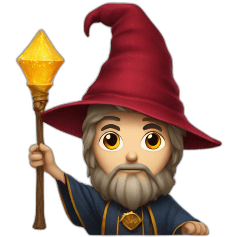 wizard with fez emoji