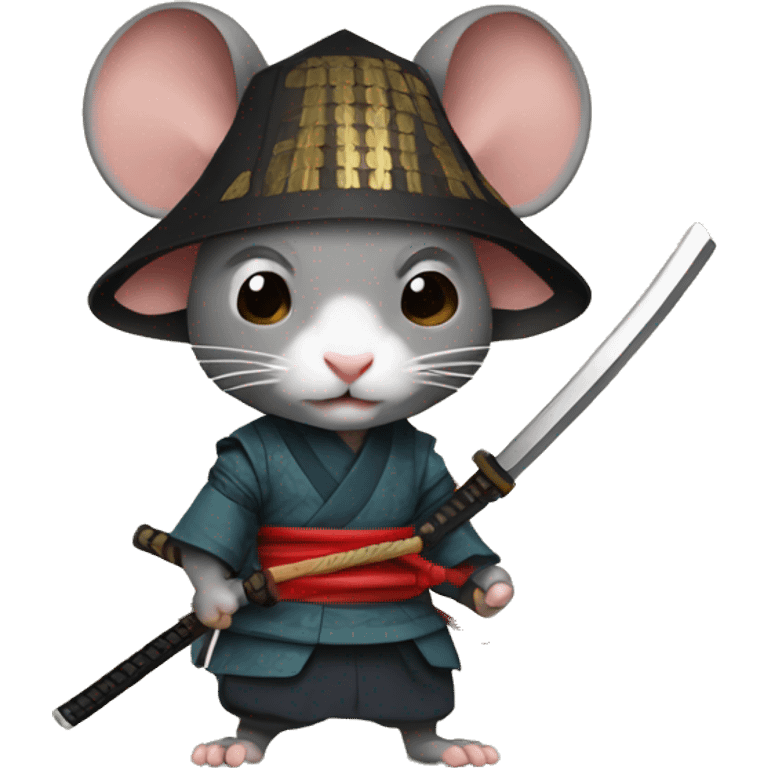 samurai rat emoji